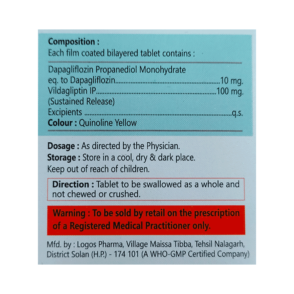 Dapazer-V 100 Tablet SR - Image 2
