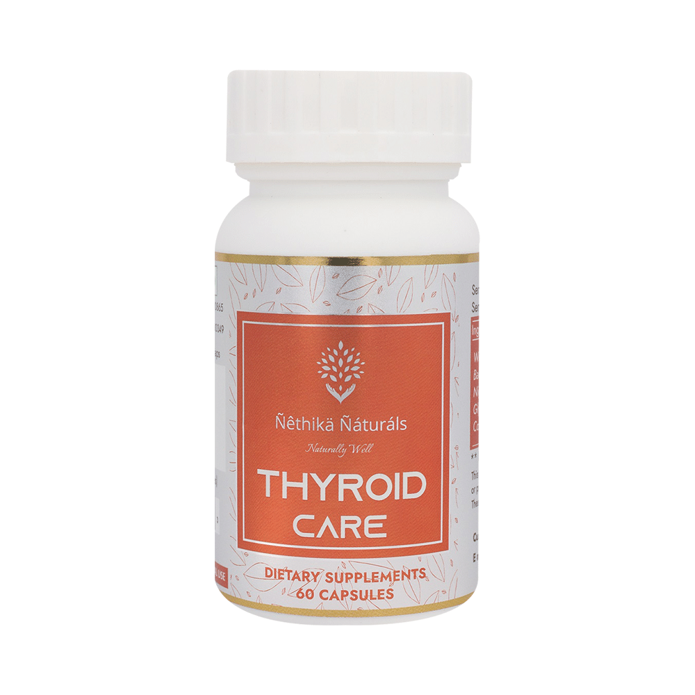 Nethika Naturals Thyroid Care Dietary Supplements Capsule - Image 2