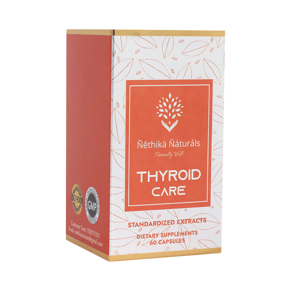 Nethika Naturals Thyroid Care Dietary Supplements Capsule