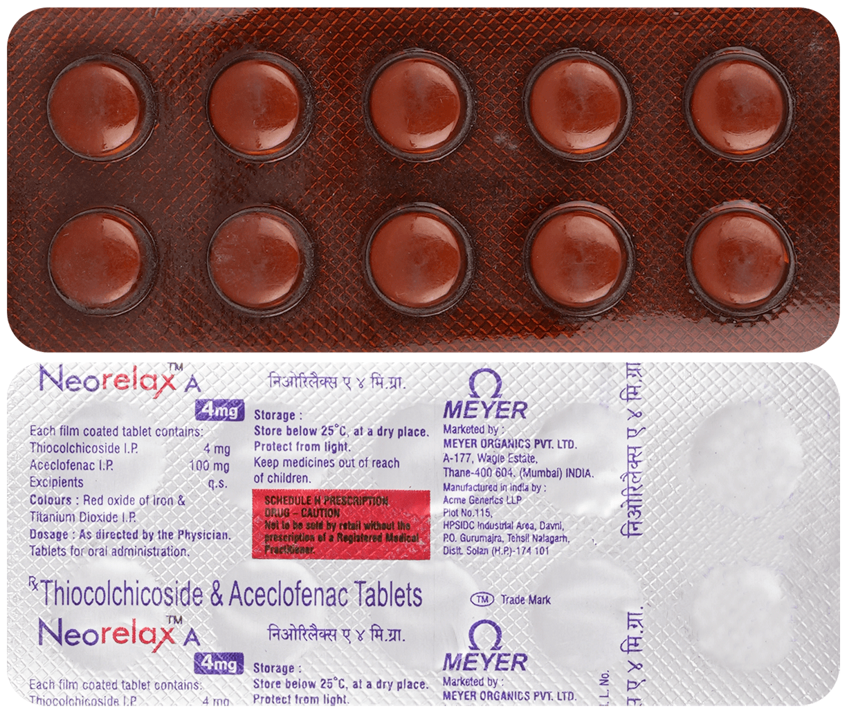 Neorelax A 4mg Tablet - Image 1