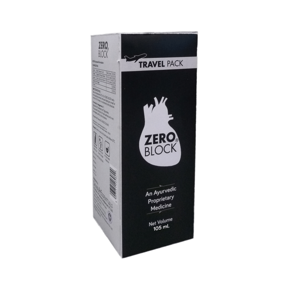 Zero Block Syrup (105ml Each) Travel Pack