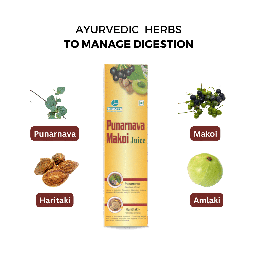 Biolife Punarnava Makoi Juice (700ml Each) - Image 5