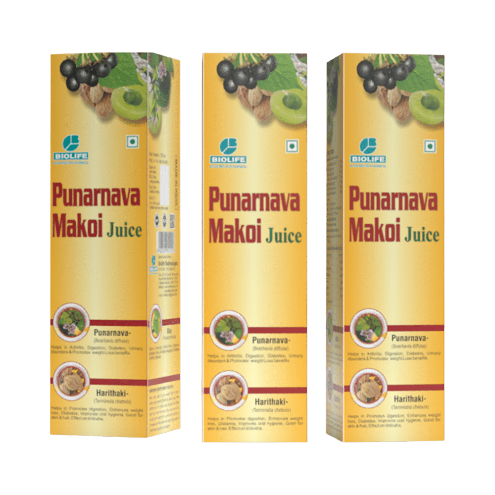 Biolife Punarnava Makoi Juice (700ml Each) - Image 1