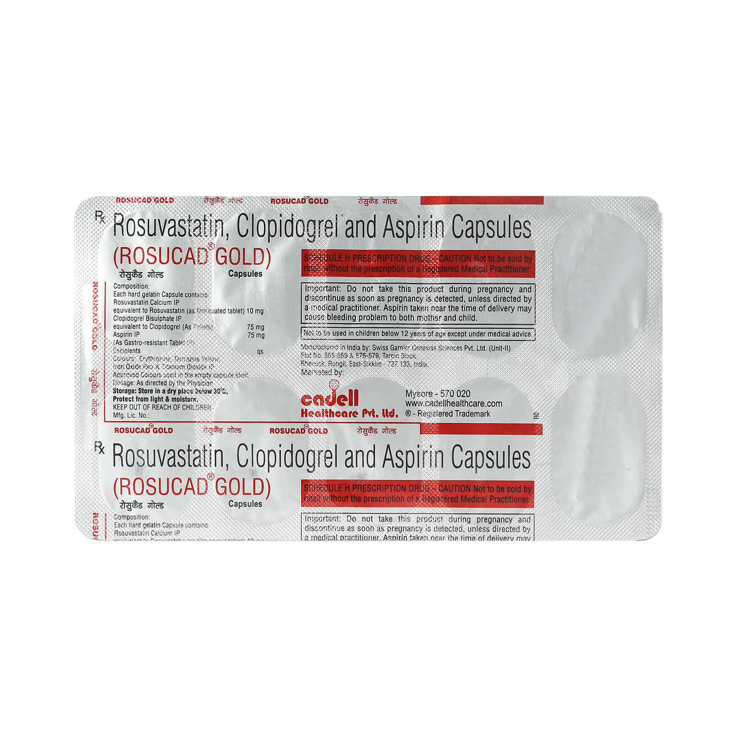 Rosucad Gold 75mg/10mg/75mg Capsule - Image 3