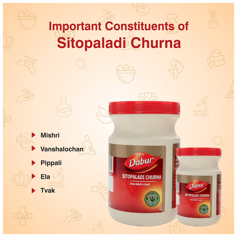 Dabur Sitopaladi Churna | Relieves Cold & Allergies - Image 3