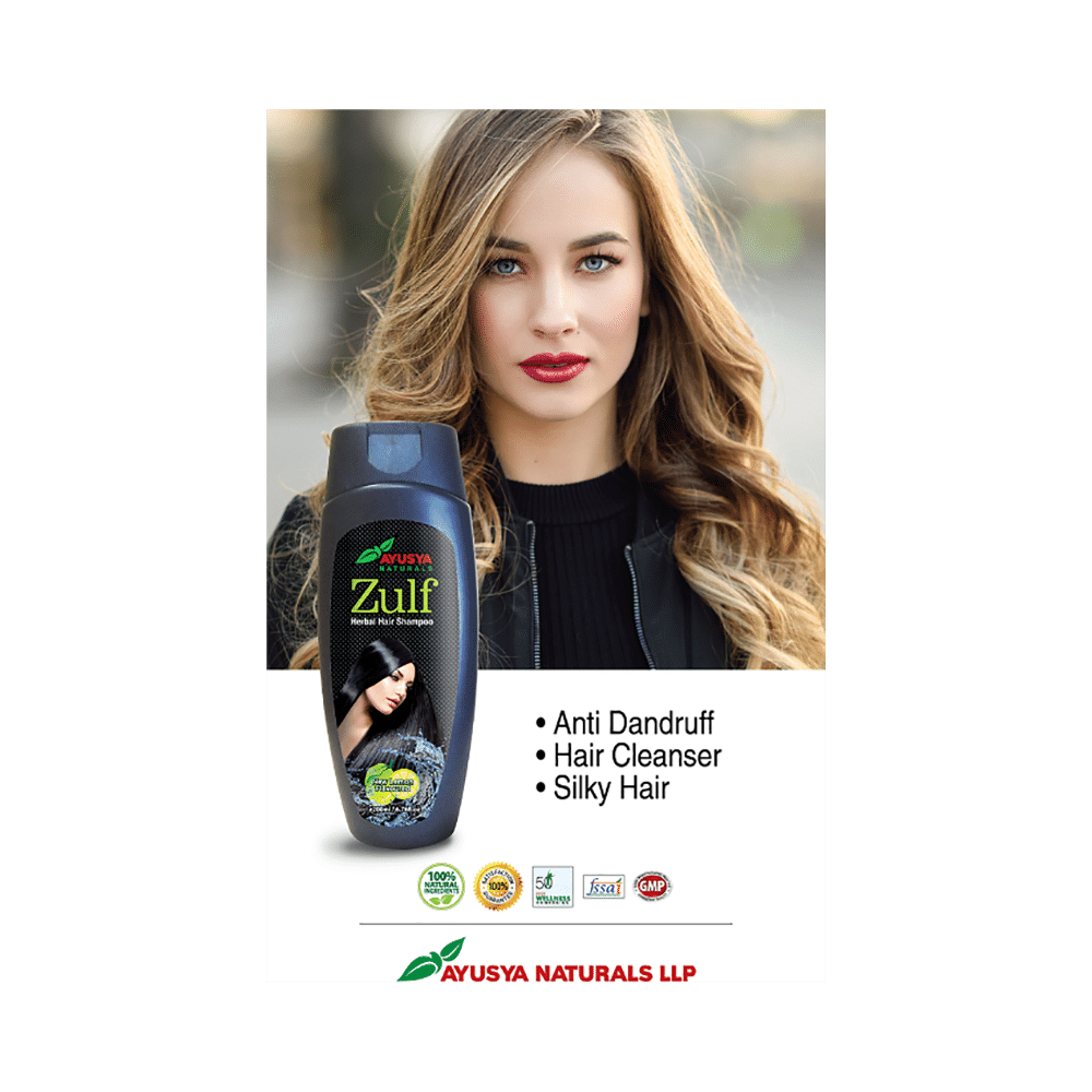 Ayusya Zulf Herbal Hair Shampoo - Image 3