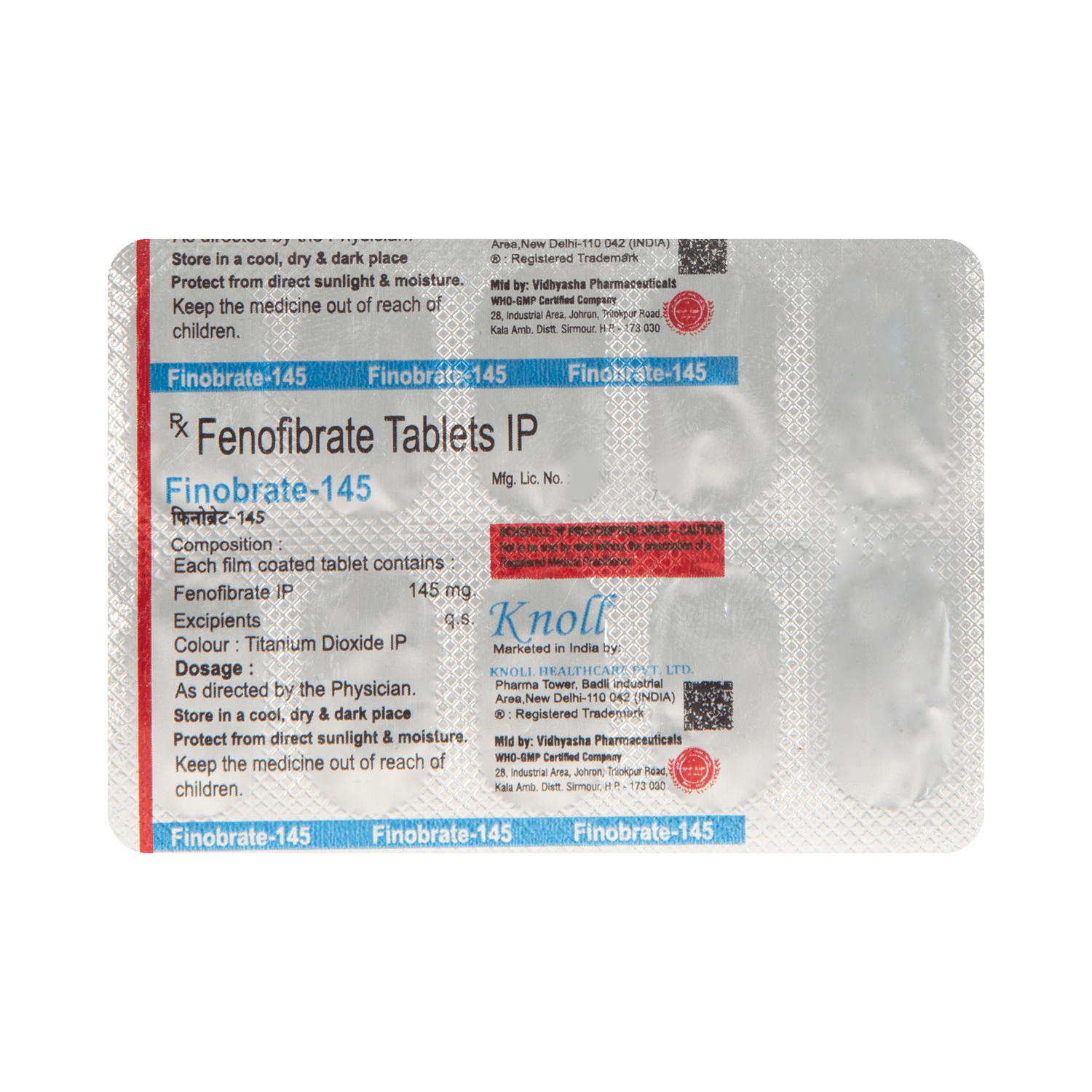 Finobrate 145mg Tablet - Image 3