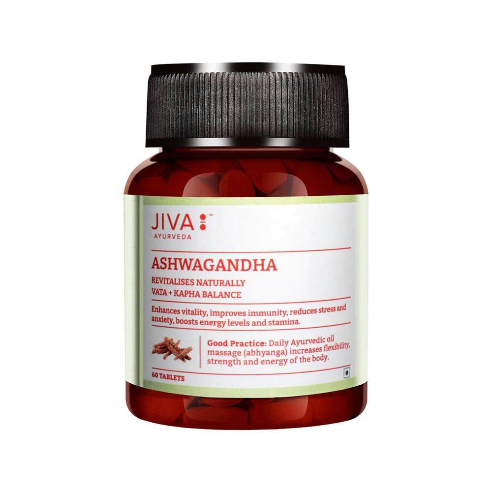 Jiva Ayurveda Ashwagandha Tablet (60 Each)