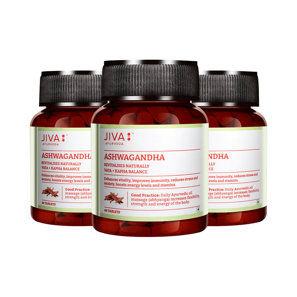 Jiva Ayurveda Ashwagandha Tablet (60 Each) - Image 3