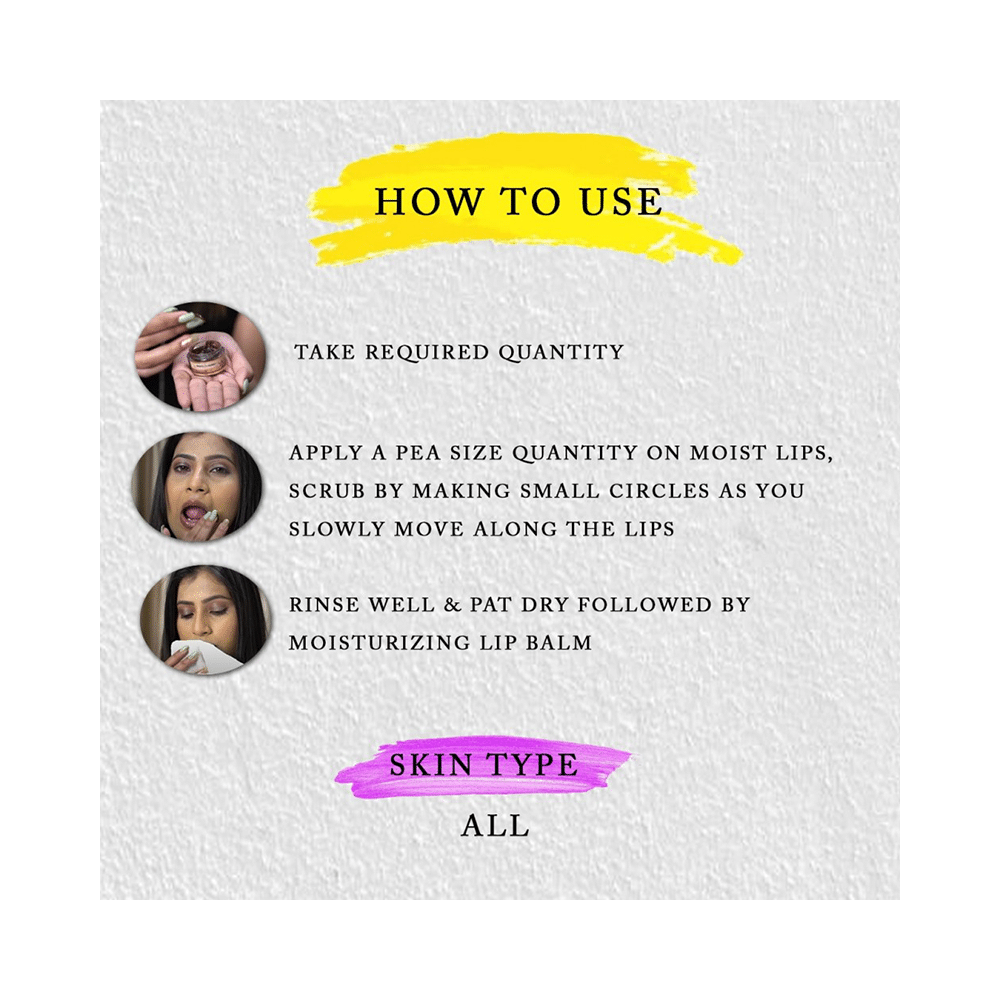 Roots and Herbs Lip Scrub Cocoa & Manjistha - Image 6