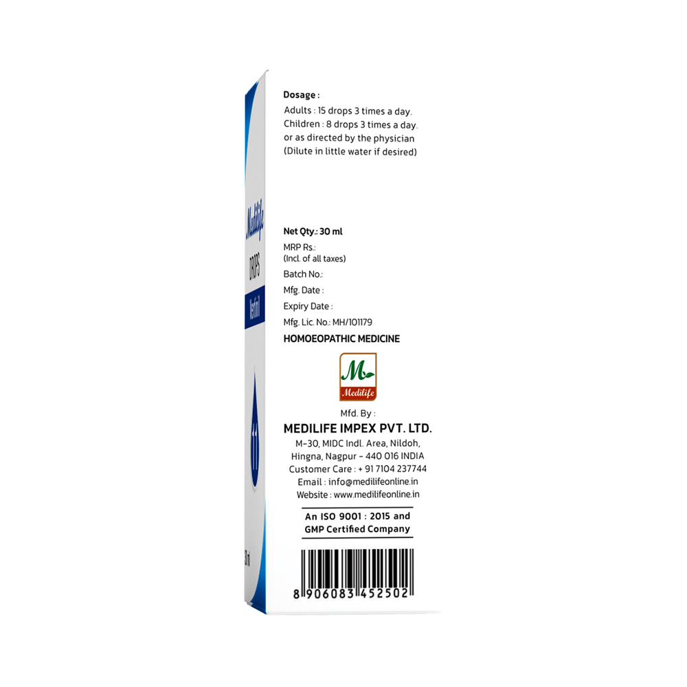 Medilife No 11 Vertinil Drop (30ml Each) - Image 2