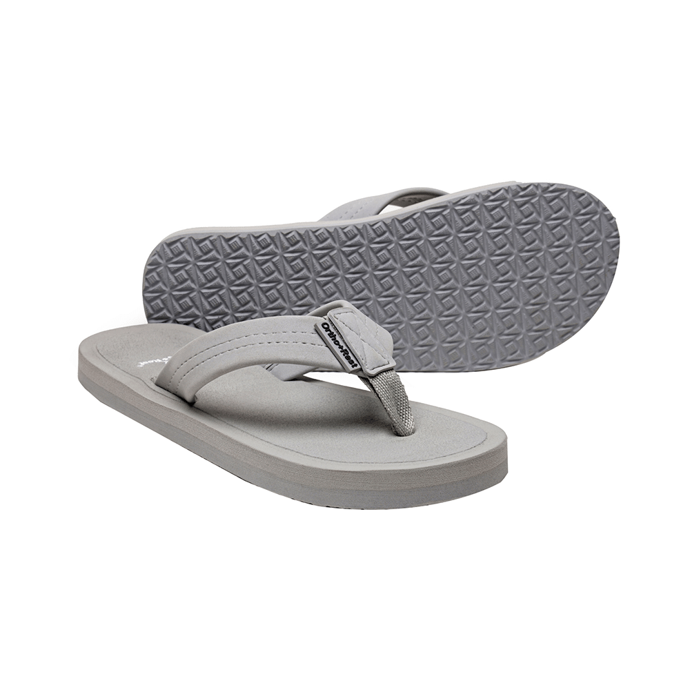 Ortho + Rest M557 Soft and Comfortable Flip Flop for Men Grey 11 - Image 6
