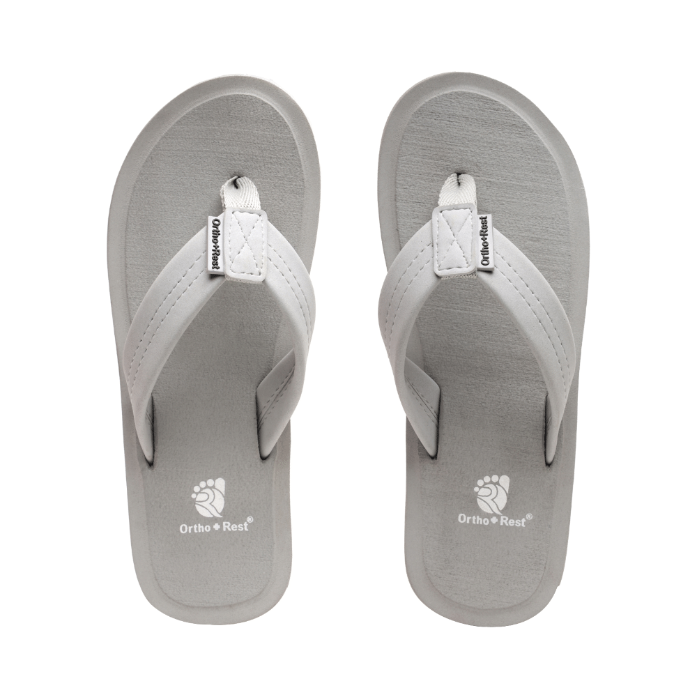 Ortho + Rest M557 Soft and Comfortable Flip Flop for Men Grey 11 - Image 2
