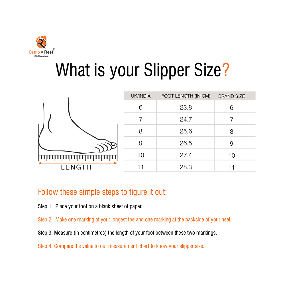 Ortho + Rest M557 Soft and Comfortable Flip Flop for Men Grey 11 - Image 4