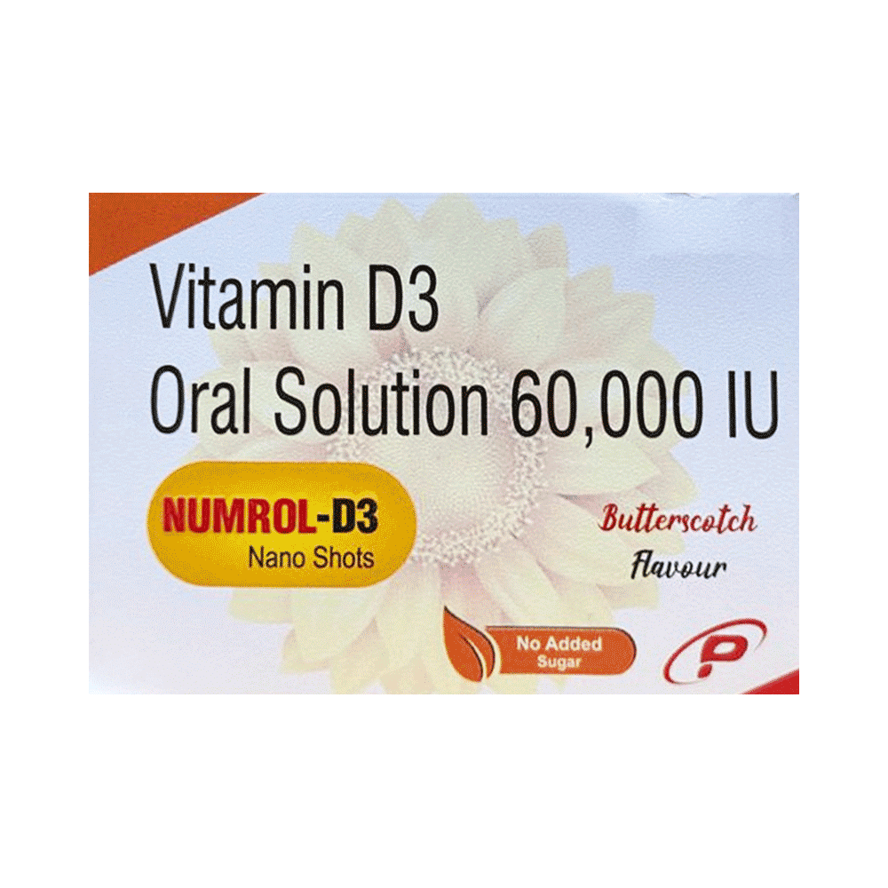 Numrol-D3 Nano Shot (5ml Each) Butterscotch No Added Sugar - Image 1