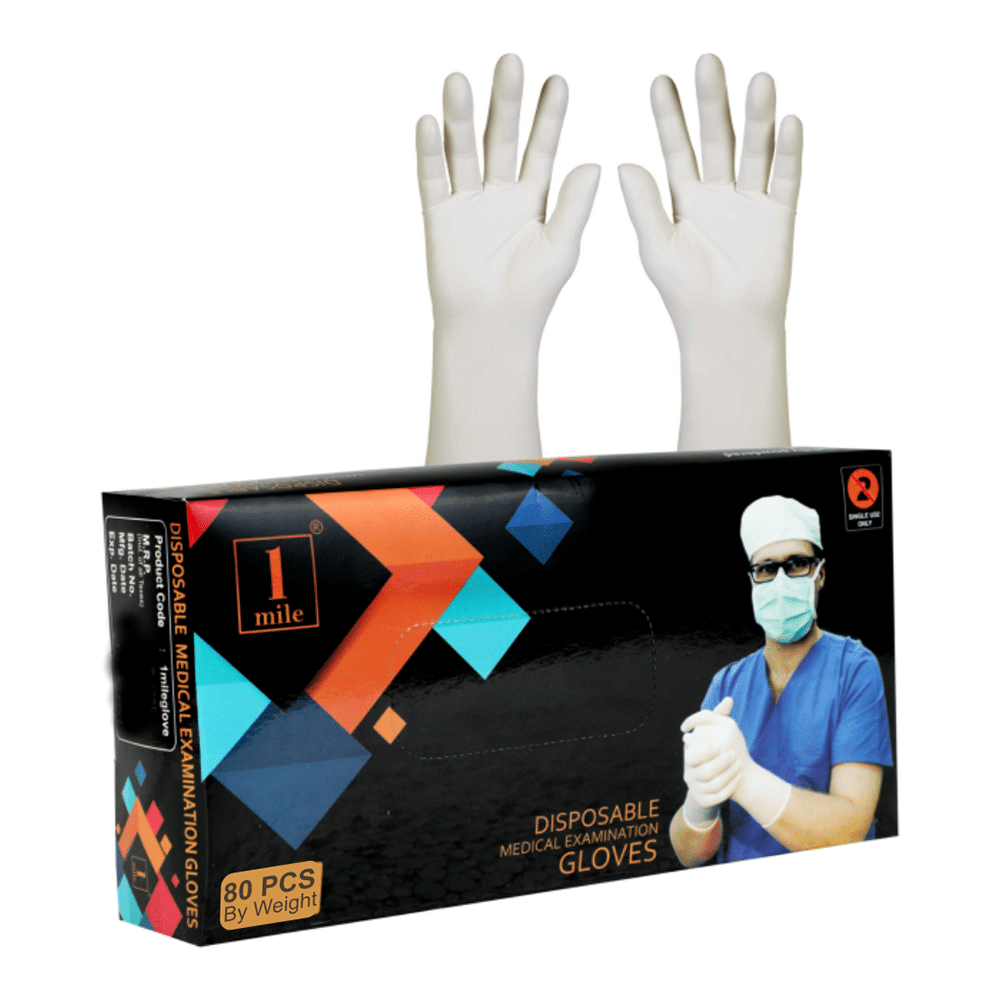 1Mile Disposable Medical Examination Glove Large - Image 2