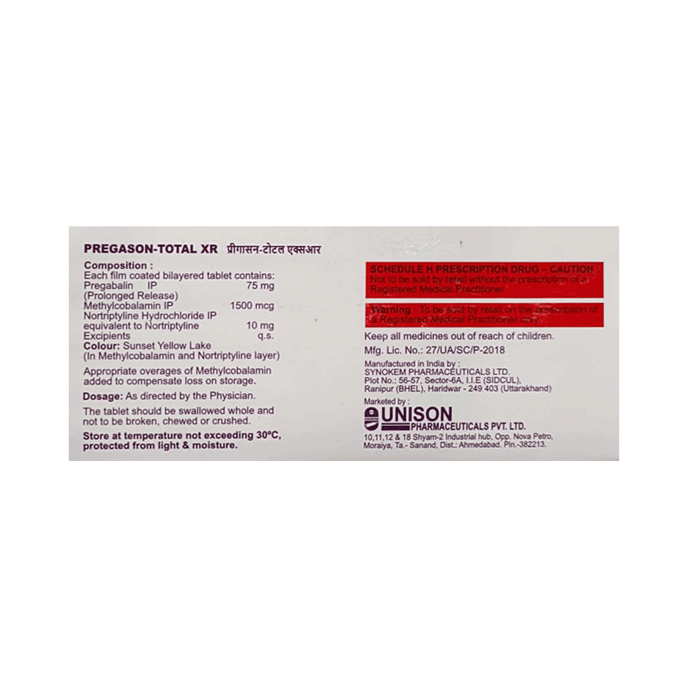 Pregason-Total XR Tablet - Image 2