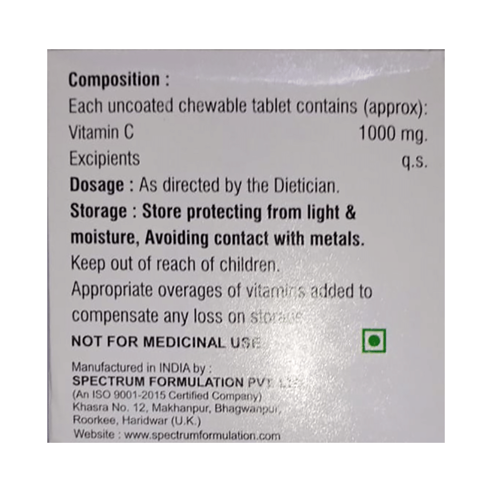 Vitauk -C 1000mg Chewable Tablet - Image 3
