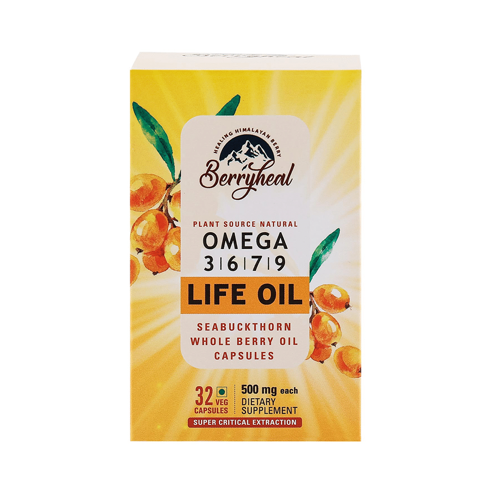 Berryheal Sea Buckthorn Whole Berry Oil Veg Capsule (32 Each) - Image 13