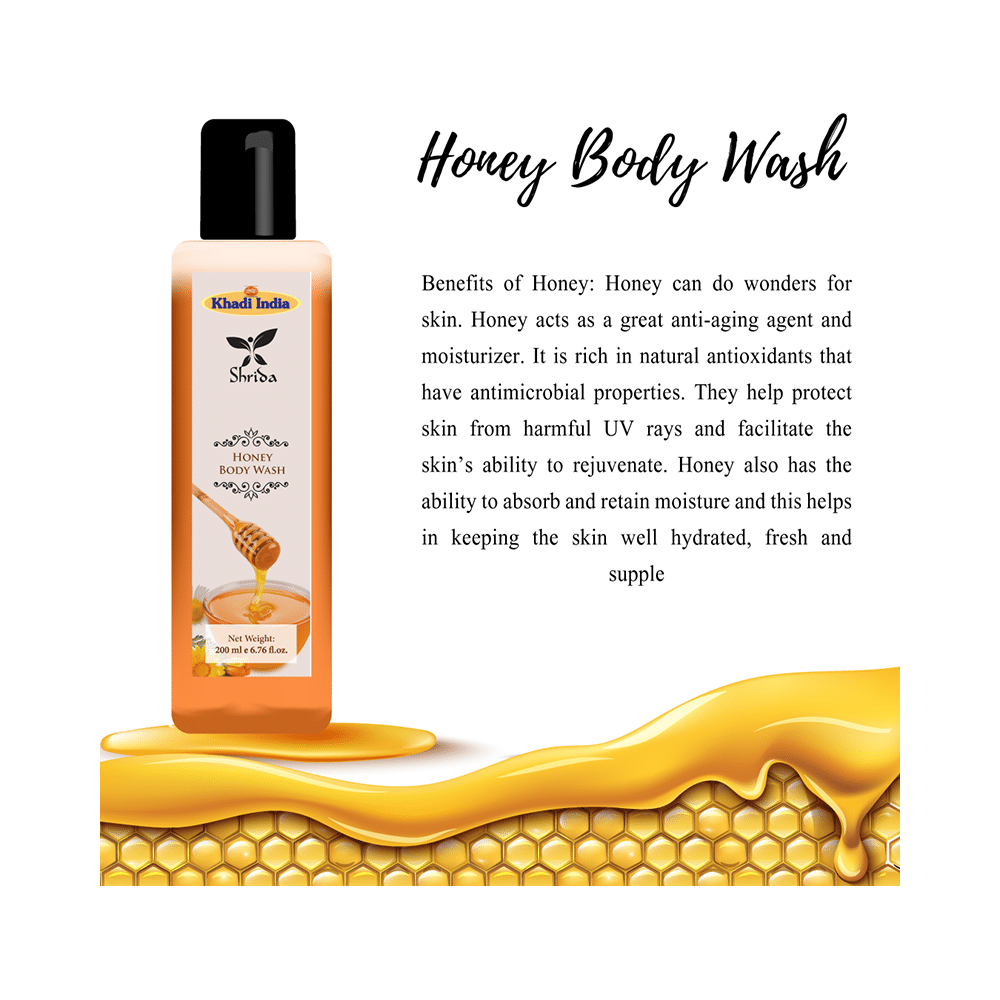 Shrida Honey Body Wash - Image 4