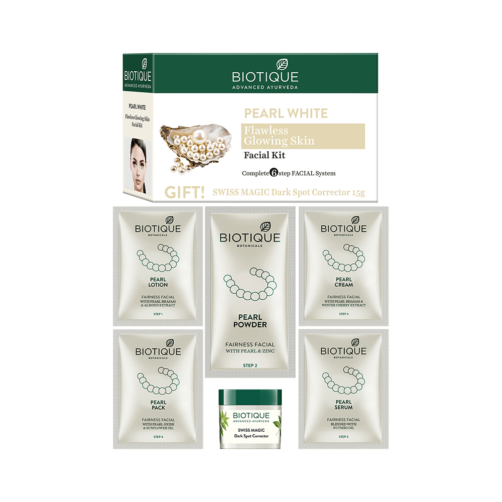 Biotique Pearl White Facial Kit - Image 3