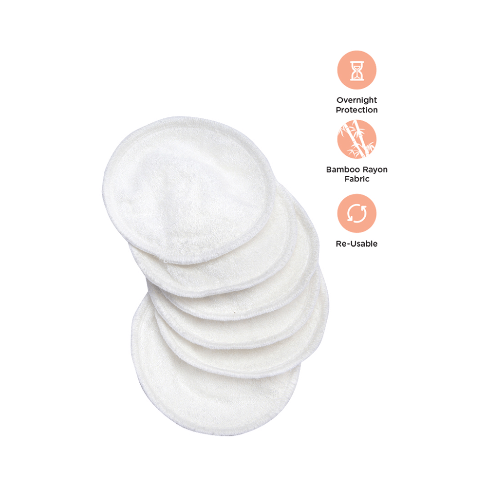 Mee Mee Reusable Absorbent Maternity Breast Pads - Image 4