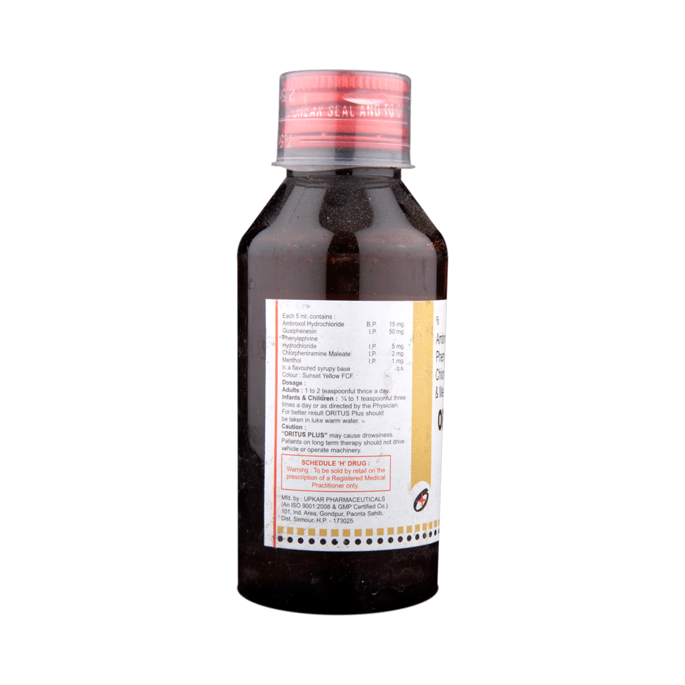 Oritus-Plus Cough Syrup - Image 2