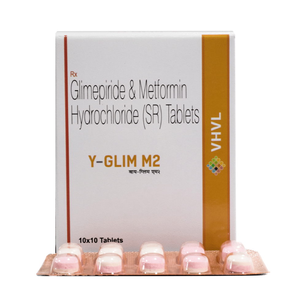 Y Glim M 2mg/500mg Tablet SR - Image 3