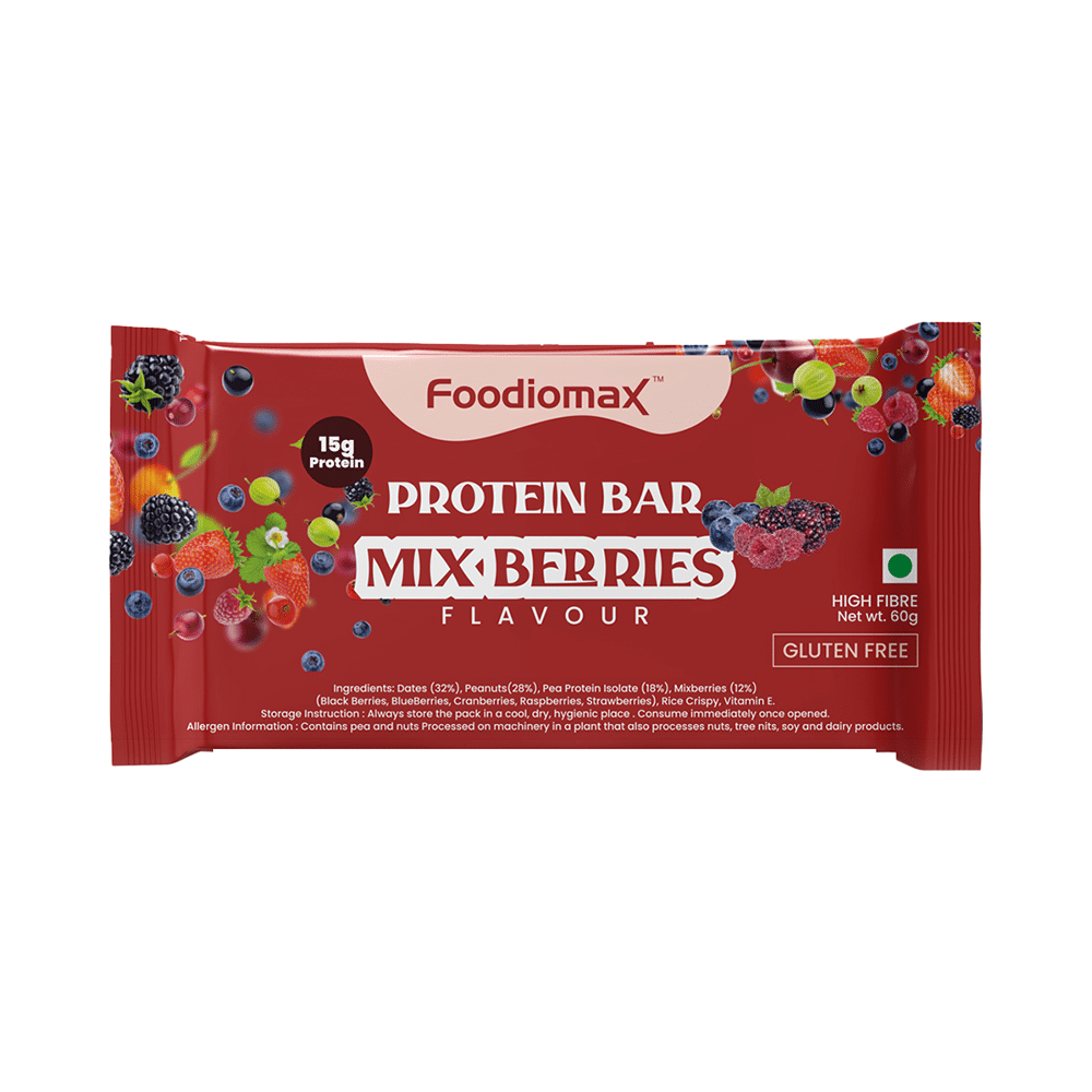 Foodiomax Protien Bar (60gm Each) Assorted - Image 6