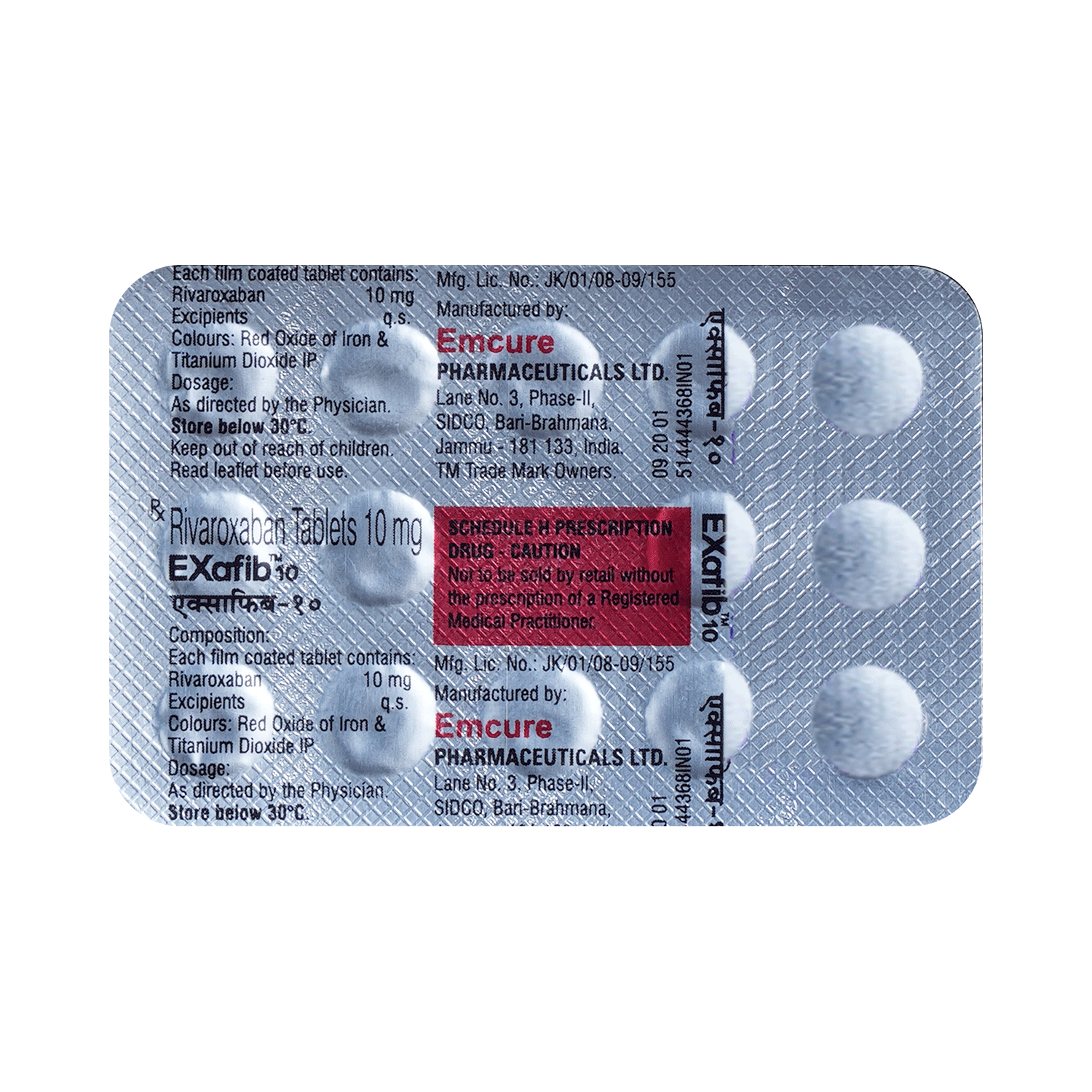Exafib 10 Tablet - Image 5