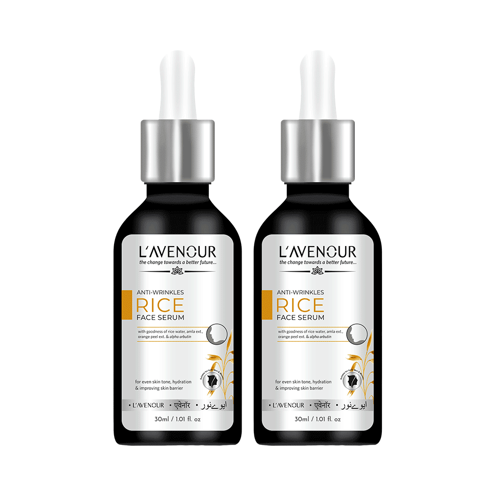 L'avenour Anti-Wrinkle Rice Face Serum(30ml Each) - Image 1