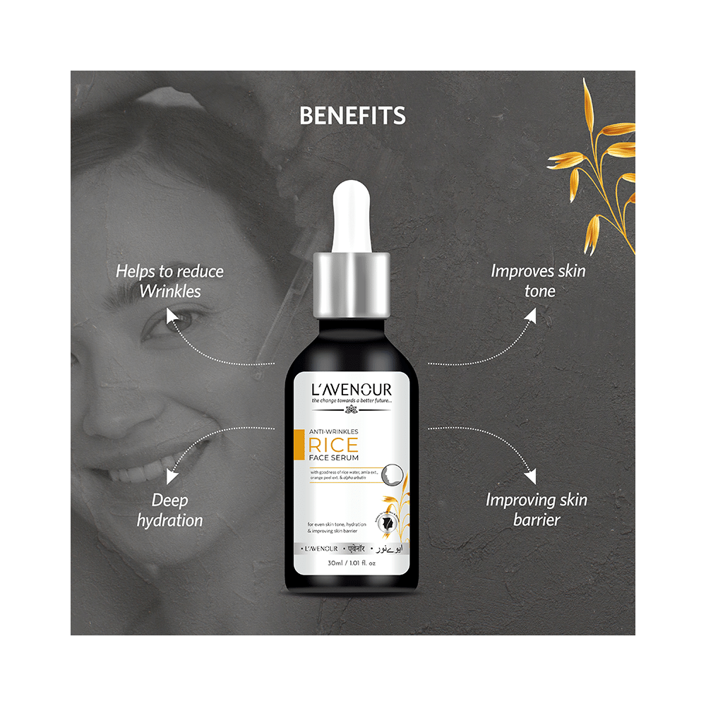 L'avenour Anti-Wrinkle Rice Face Serum(30ml Each) - Image 4
