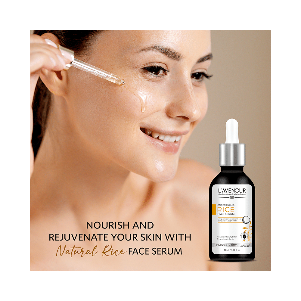 L'avenour Anti-Wrinkle Rice Face Serum(30ml Each) - Image 5