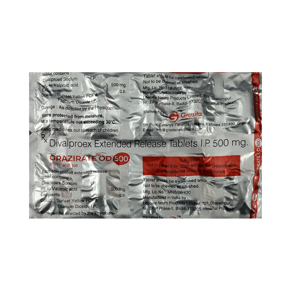 Grazirate OD 500 Tablet ER