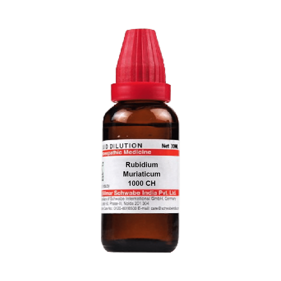 Dr Willmar Schwabe India Rubidium Muriaticum Dilution 1000 CH - Image 1