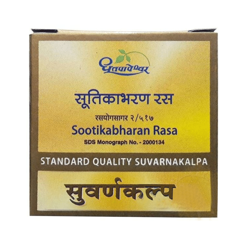 Dhootapapeshwar Sootikabharan Rasa Standard Quality Suvarnakalpa Tablet - Image 1