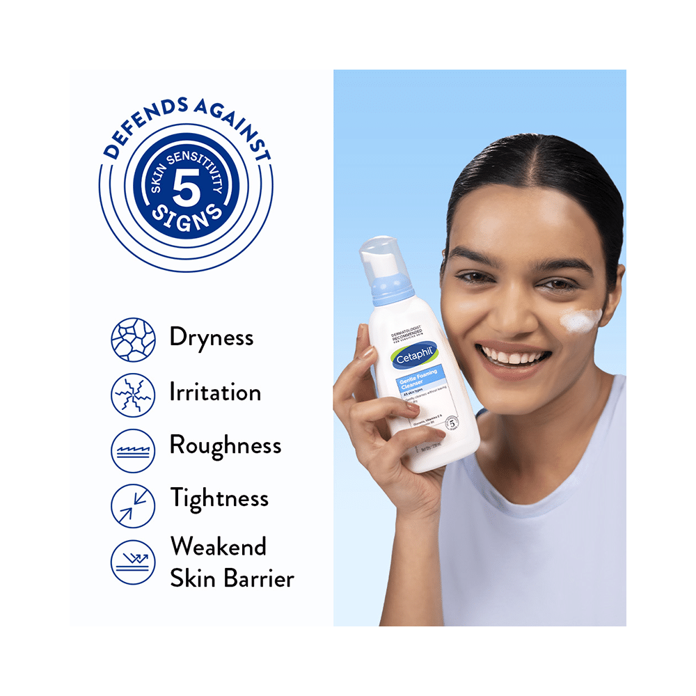 Cetaphil Gentle Foaming Cleanser with Glycerin & Vitamin E | For All Skin Types - Image 5