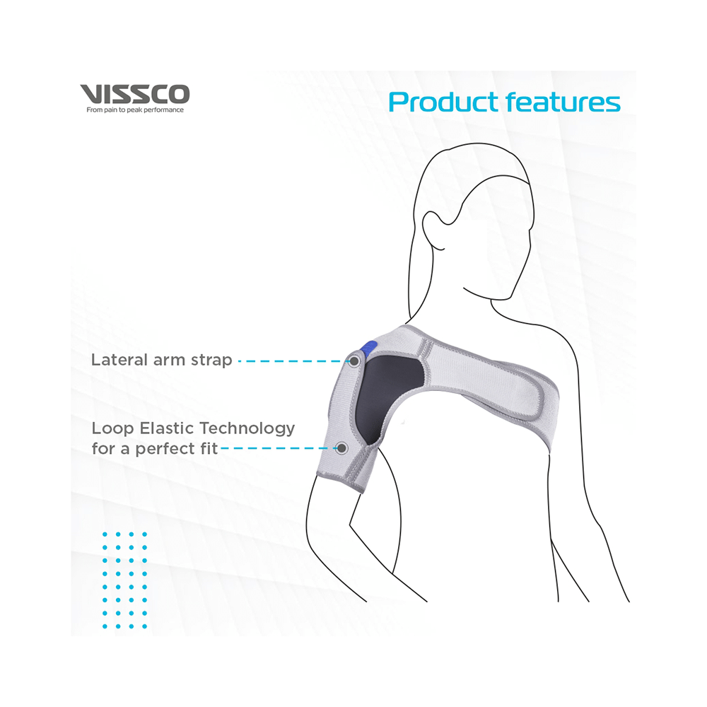 Vissco Shoulder Support With Adjustable Stretchable Strap XL - Image 3