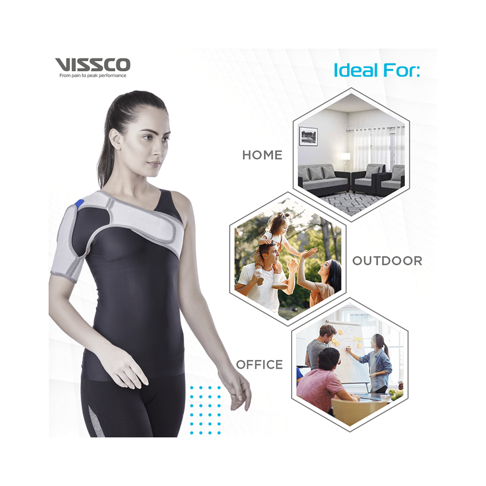 Vissco Shoulder Support With Adjustable Stretchable Strap XL - Image 5