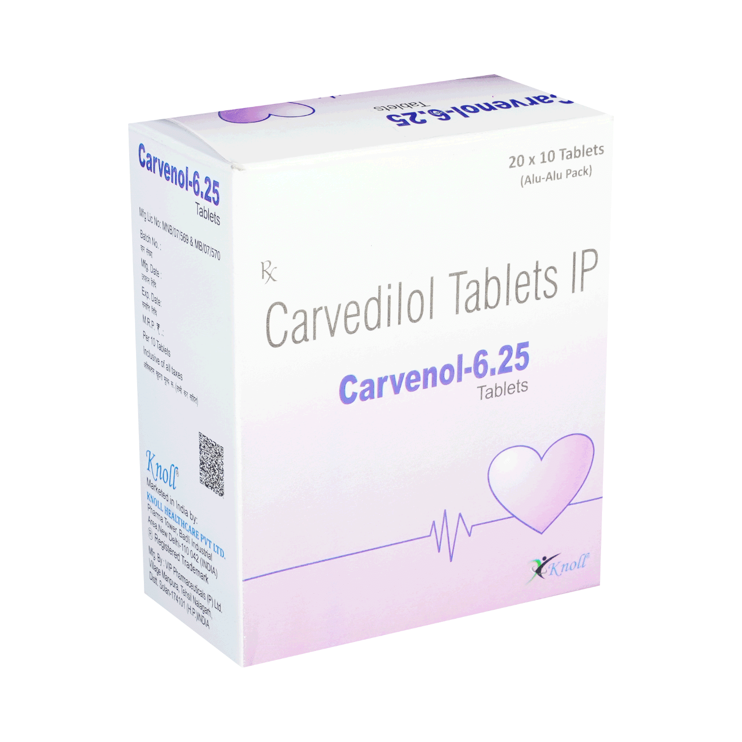 Carvenol 6.25mg Tablet - Image 2