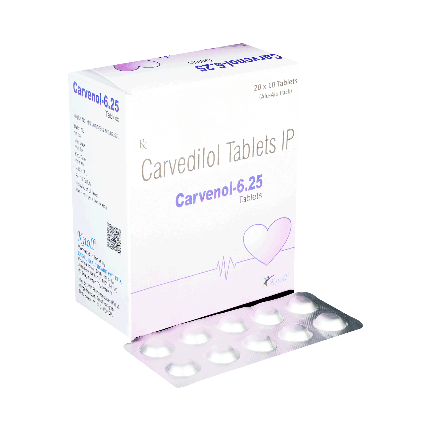 Carvenol 6.25mg Tablet