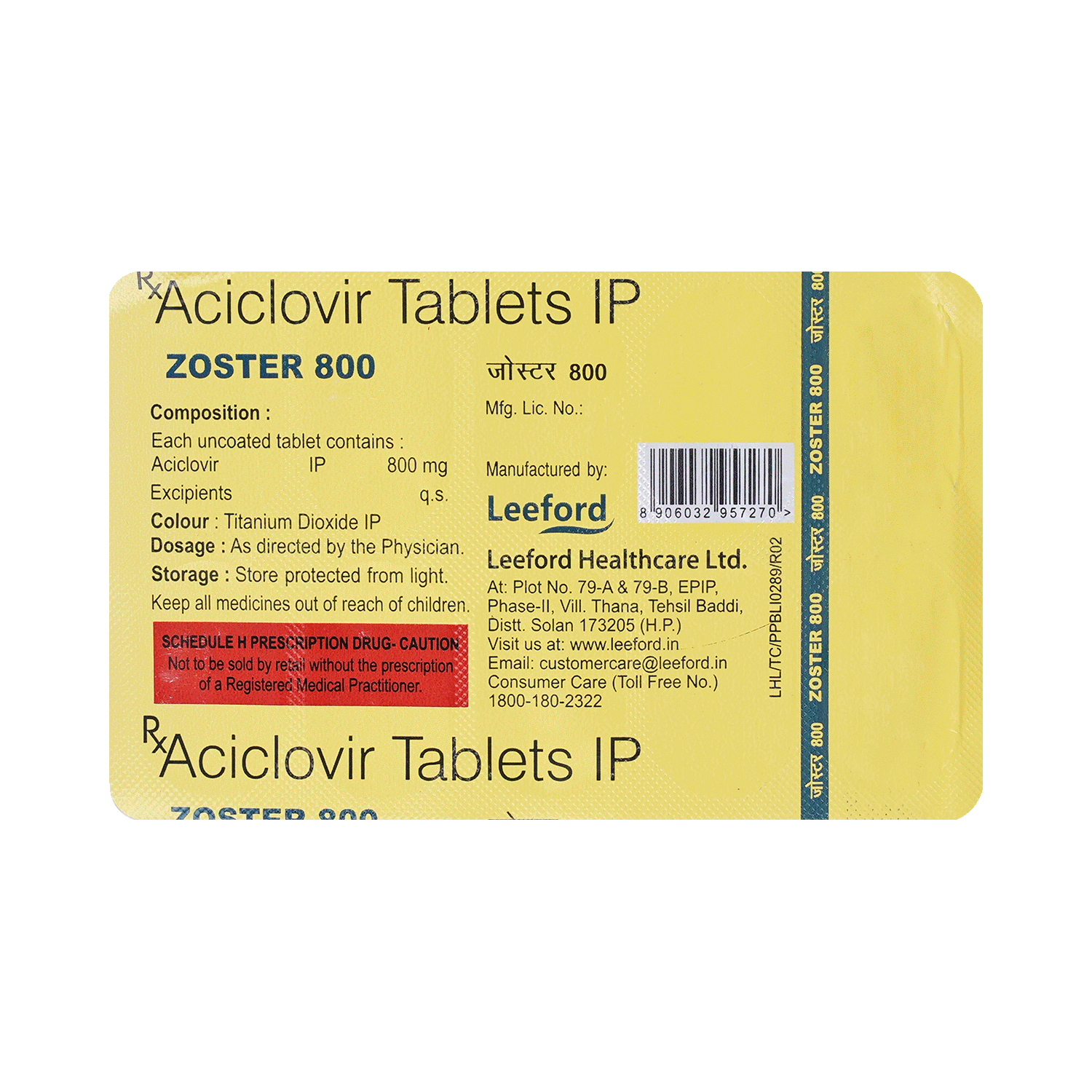 Zoster 800 Tablet - Image 6