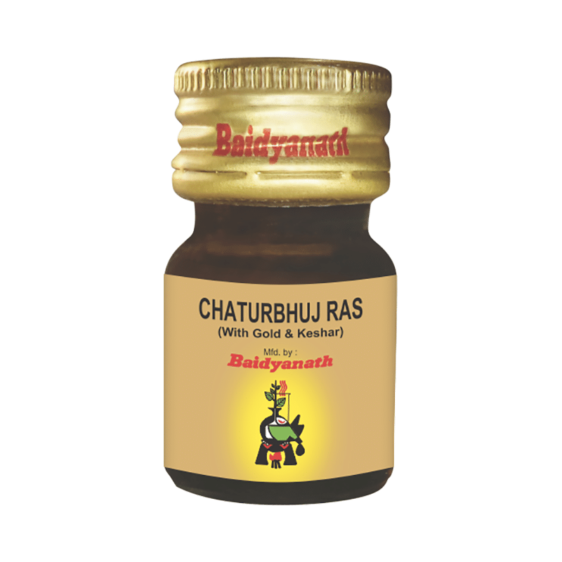 Baidyanath Chaturbhuj Ras Gold Tablet