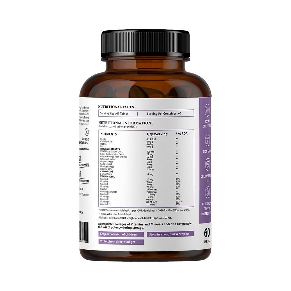 Nirvasa Milk Thistle Tablet (60 Each) - Image 2