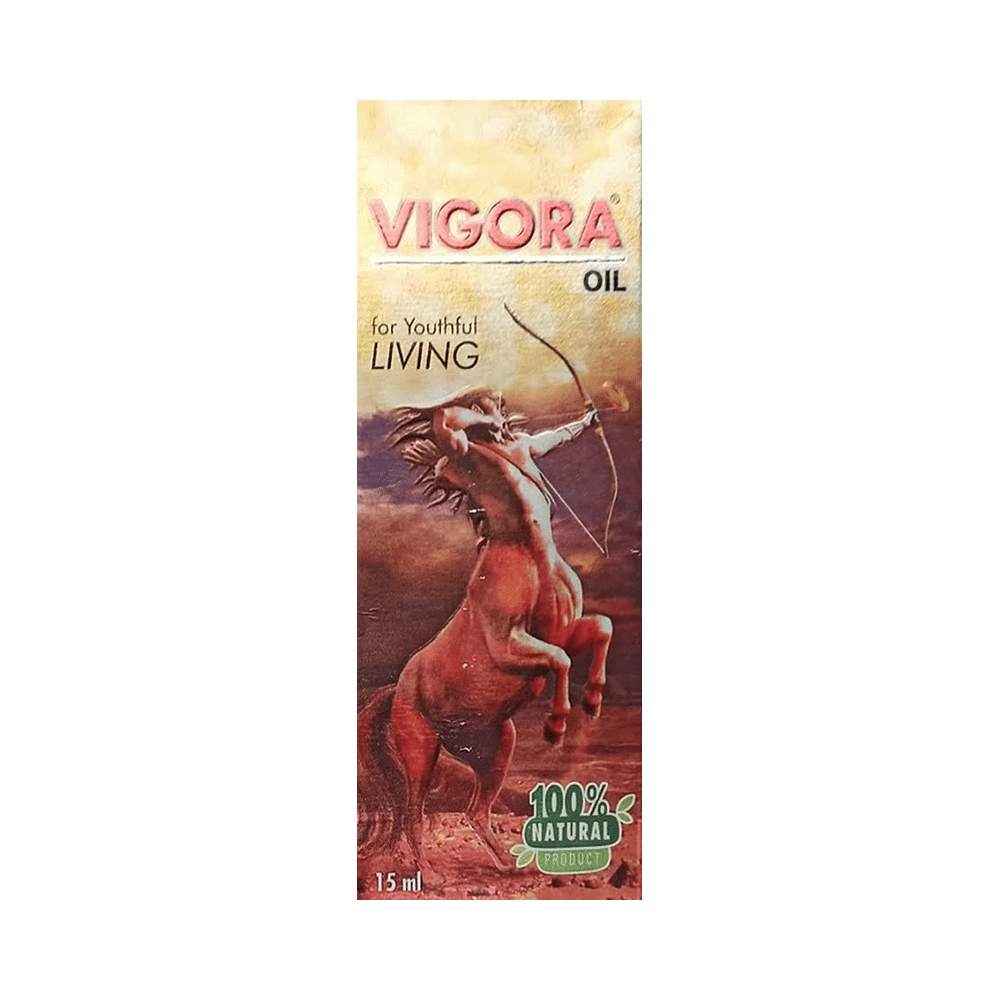 Vigora Combo Pack of Oil 15ml with 2 Strip of Tablet 10 Each - Image 1