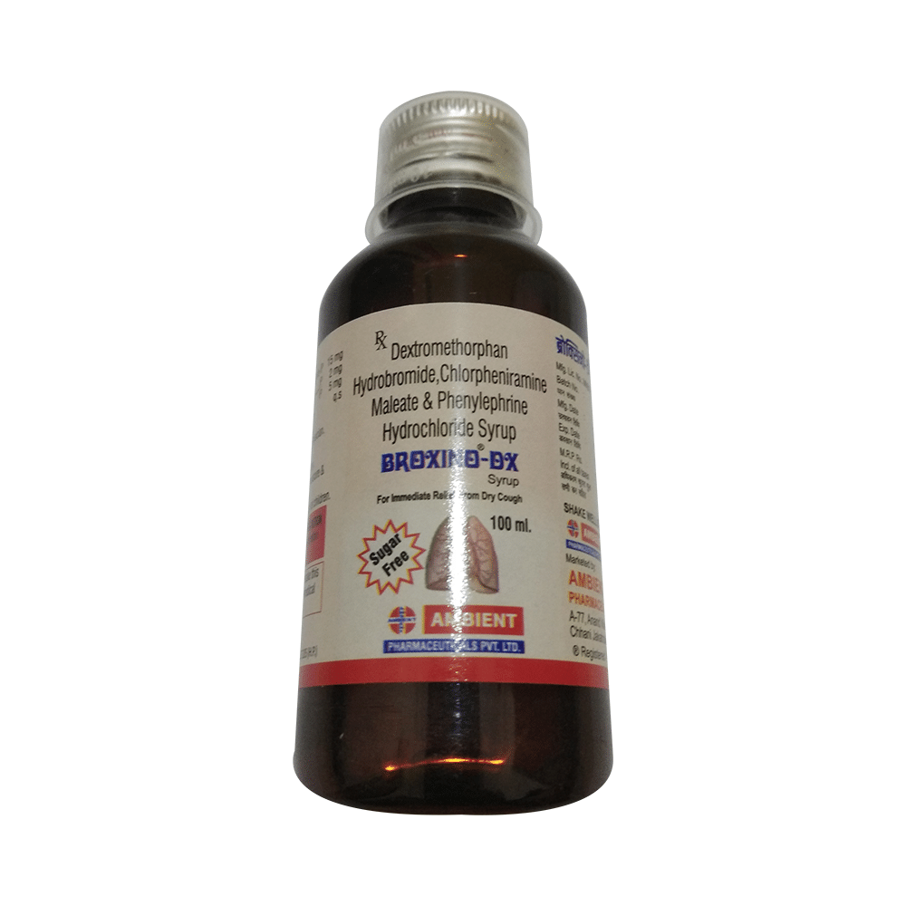 Broxino-DX Syrup Sugar Free