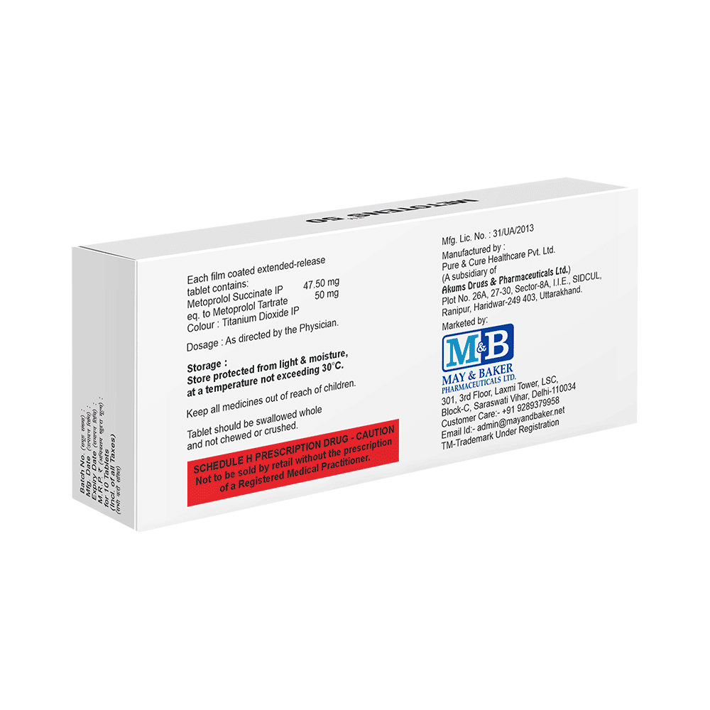 Metotens 50 Tablet ER - Image 2