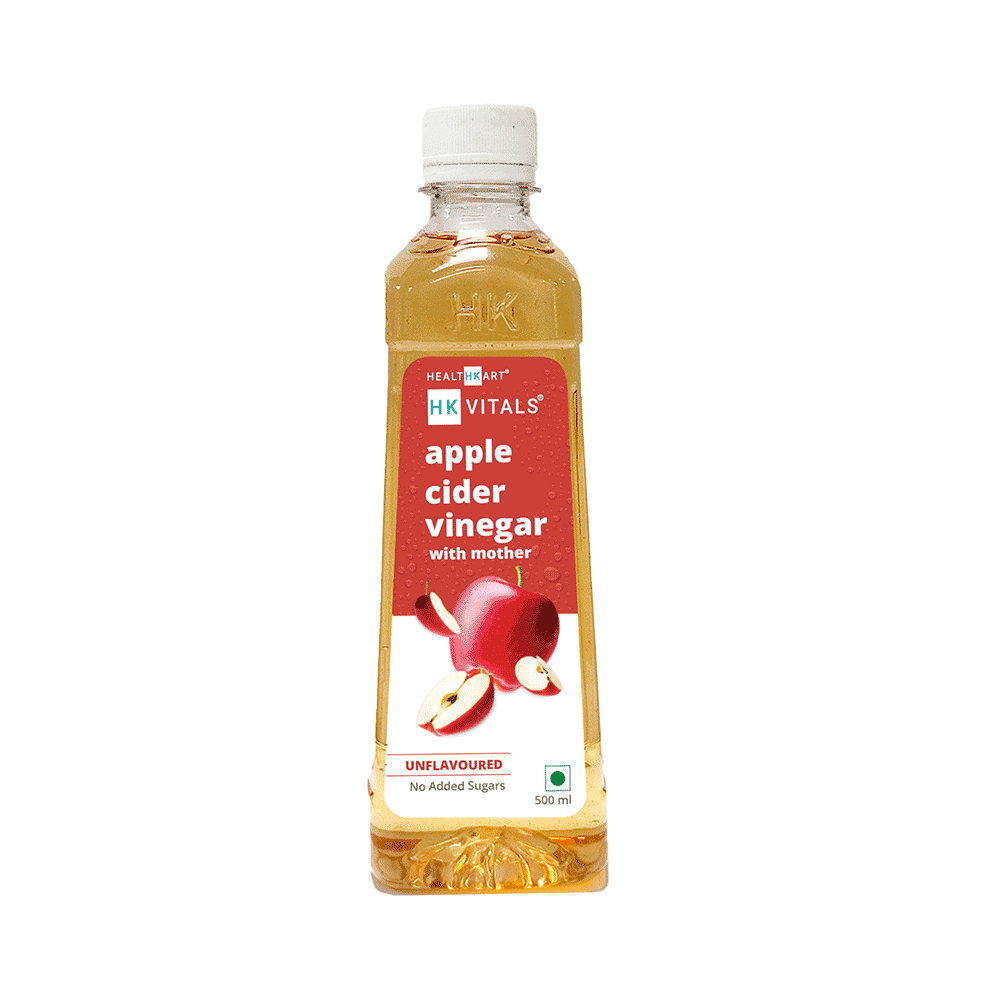 Healthkart Apple Cider Vinegar ACV with Mother | For Weight Loss & Metabolism | No Added Sugar - Image 1
