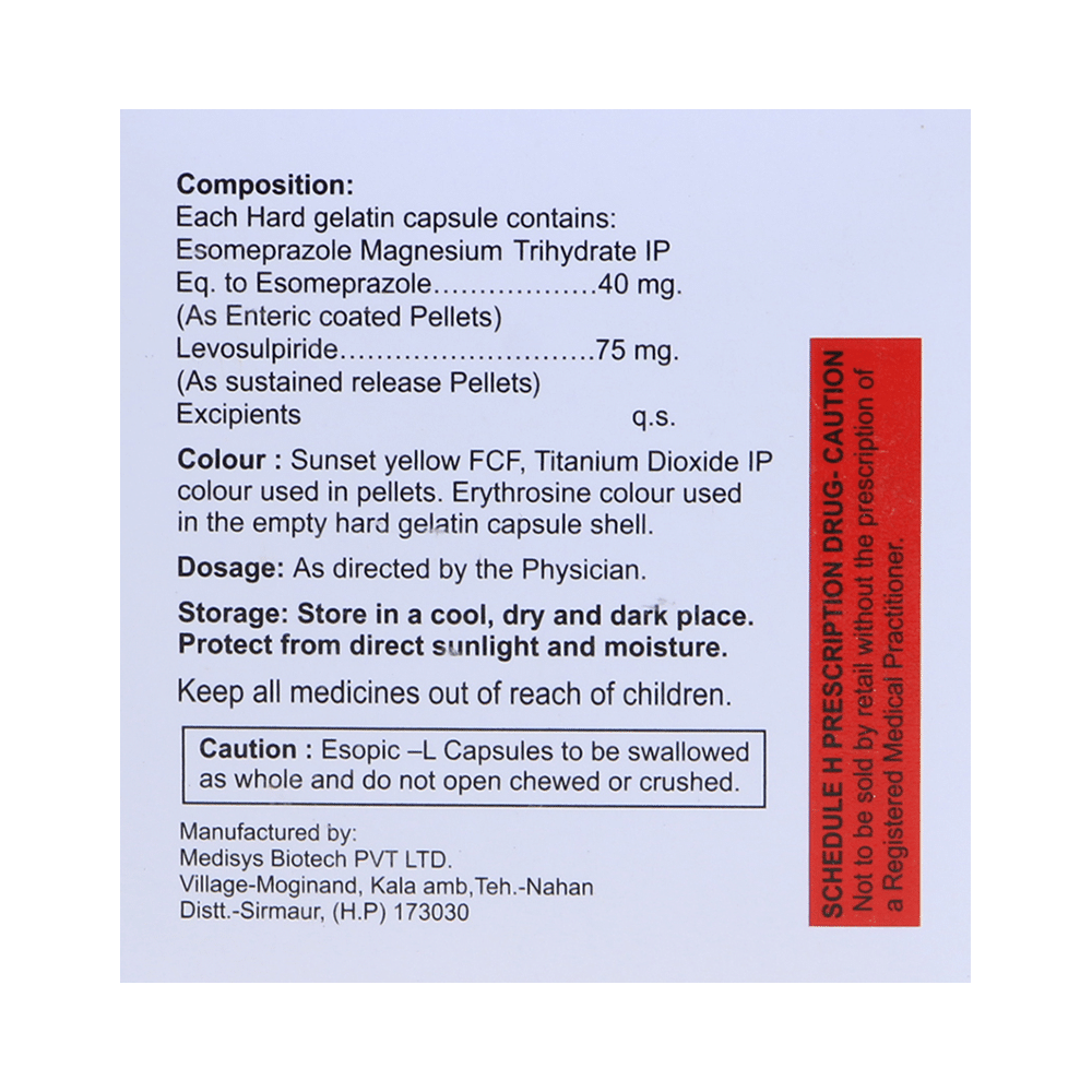 Esopic-L Capsule SR - Image 2