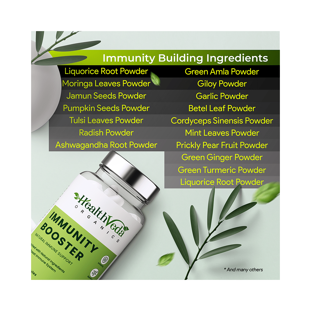 Health Veda Organics Natural Immunity Booster Veg Capsule - Image 7